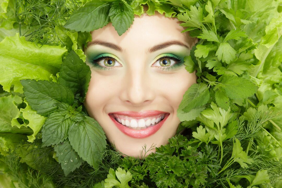 Kulit wajah yang muda, sihat dan cantik melalui penggunaan herba yang menenangkan